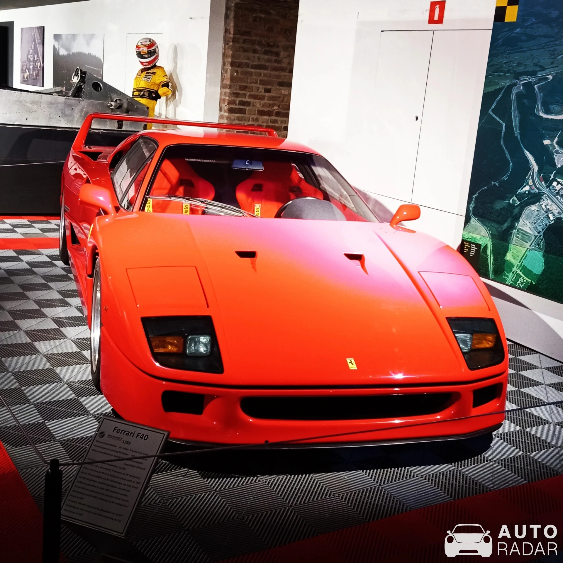 Ferrari F40 spotted in Stavelot, Belgium