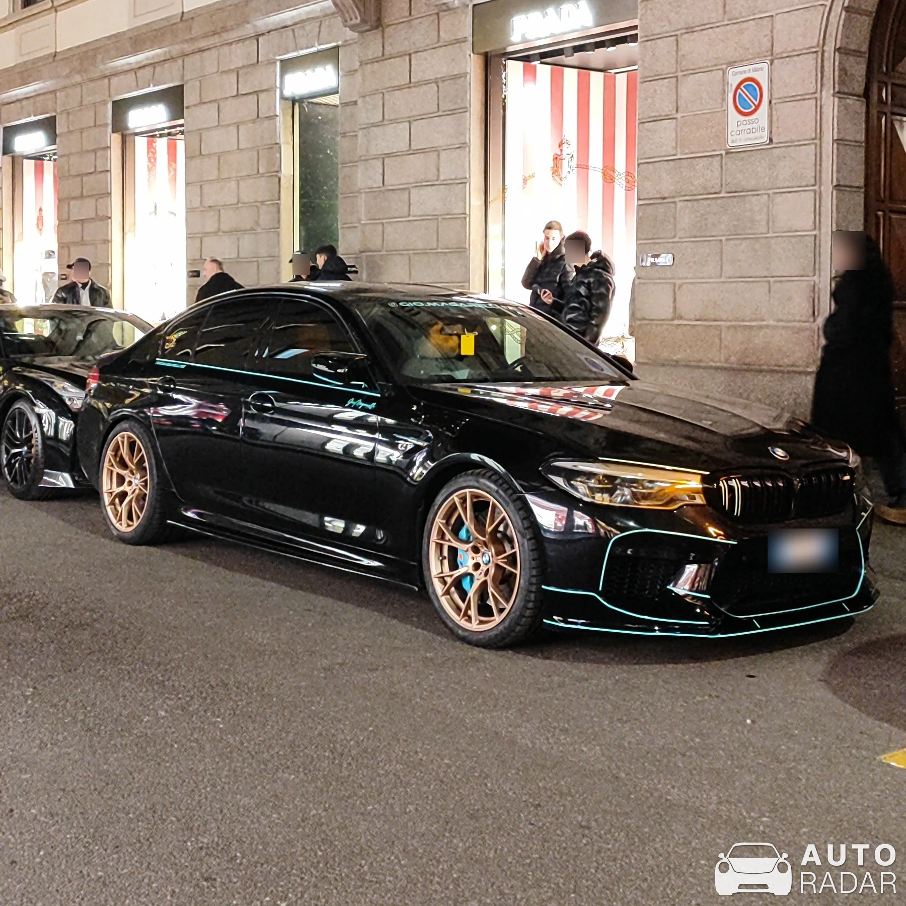 BMW M5 F90 Competition spotted in Milano, Italy