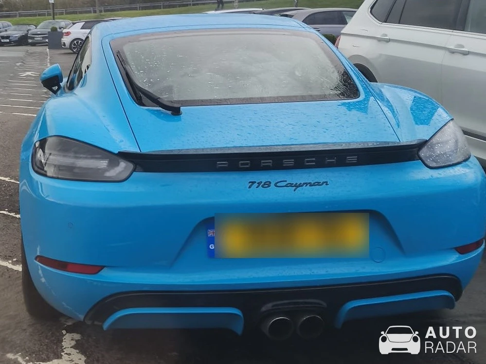 Porsche 718 Cayman spotted in Betws-y-Coed