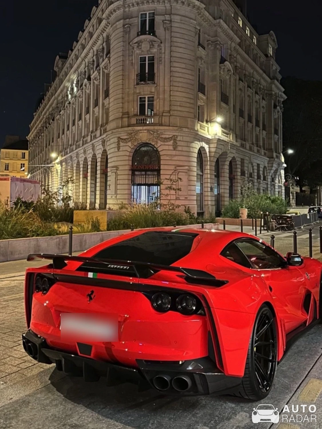 Ferrari 812 Superfast Novitec Rosso N-Largo spotted in Rome