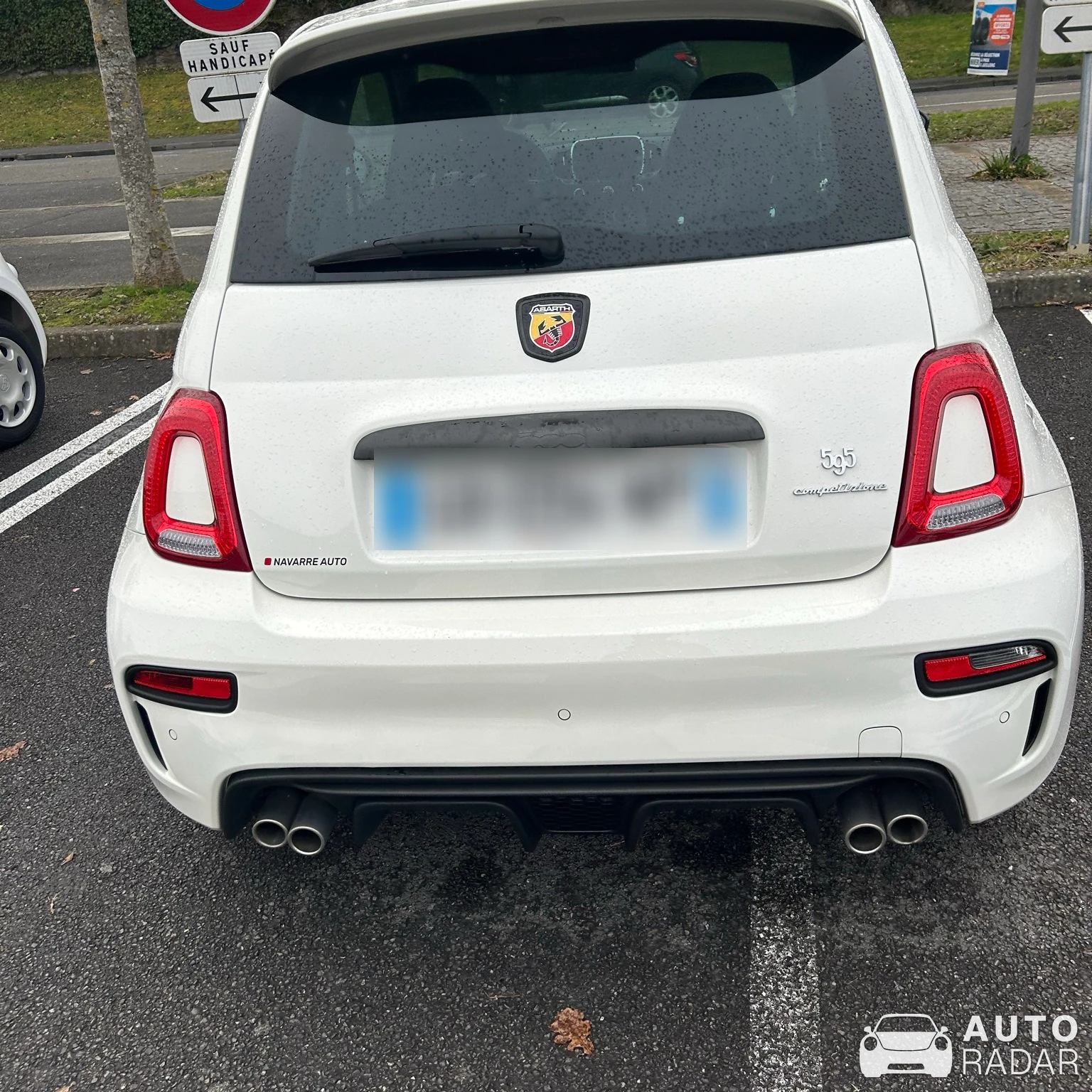 Abarth 595 Competizione spotted in Pau, France