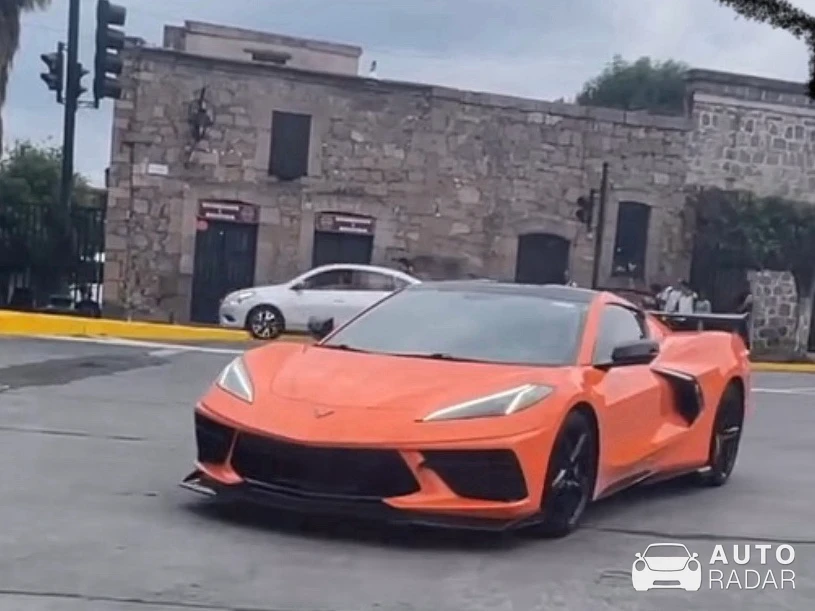 Chevrolet Corvette C8 Stingray spotted in Morelia