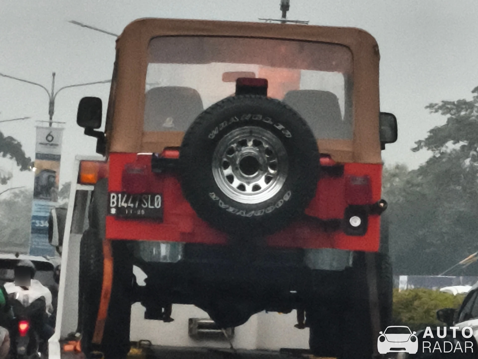 Jeep CJ7 spotted in Tangerang