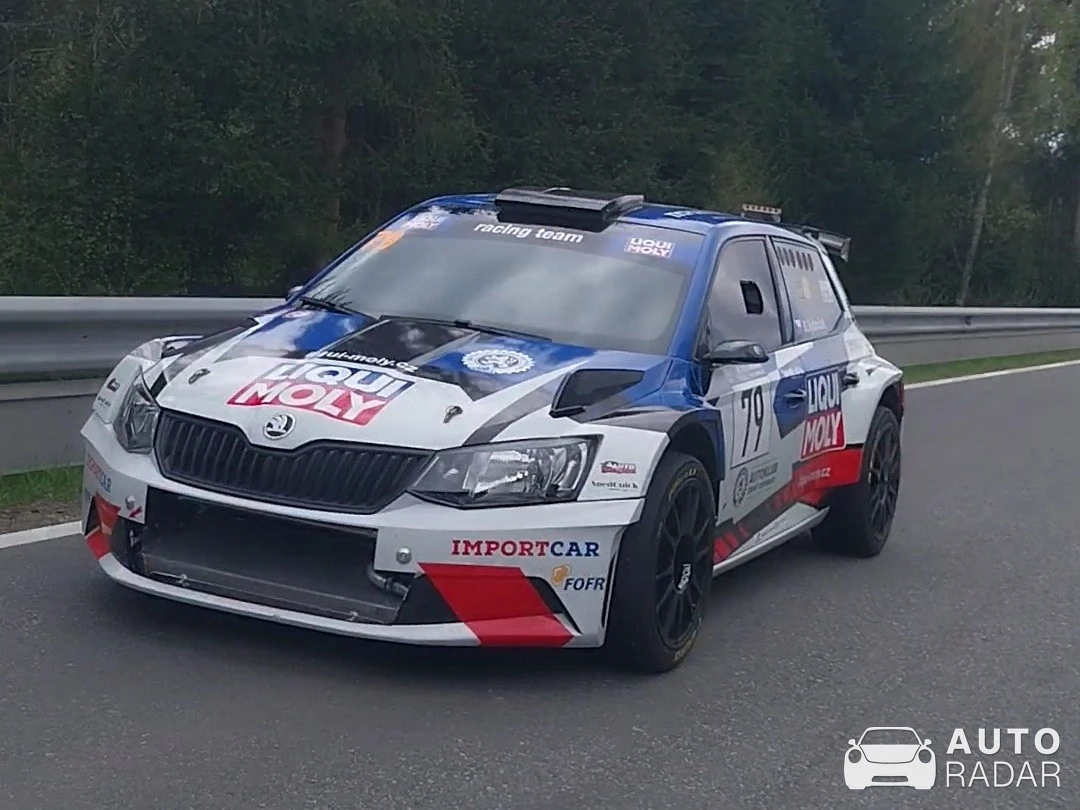 Škoda WRC Fabia RS spotted in Semriach, Austria