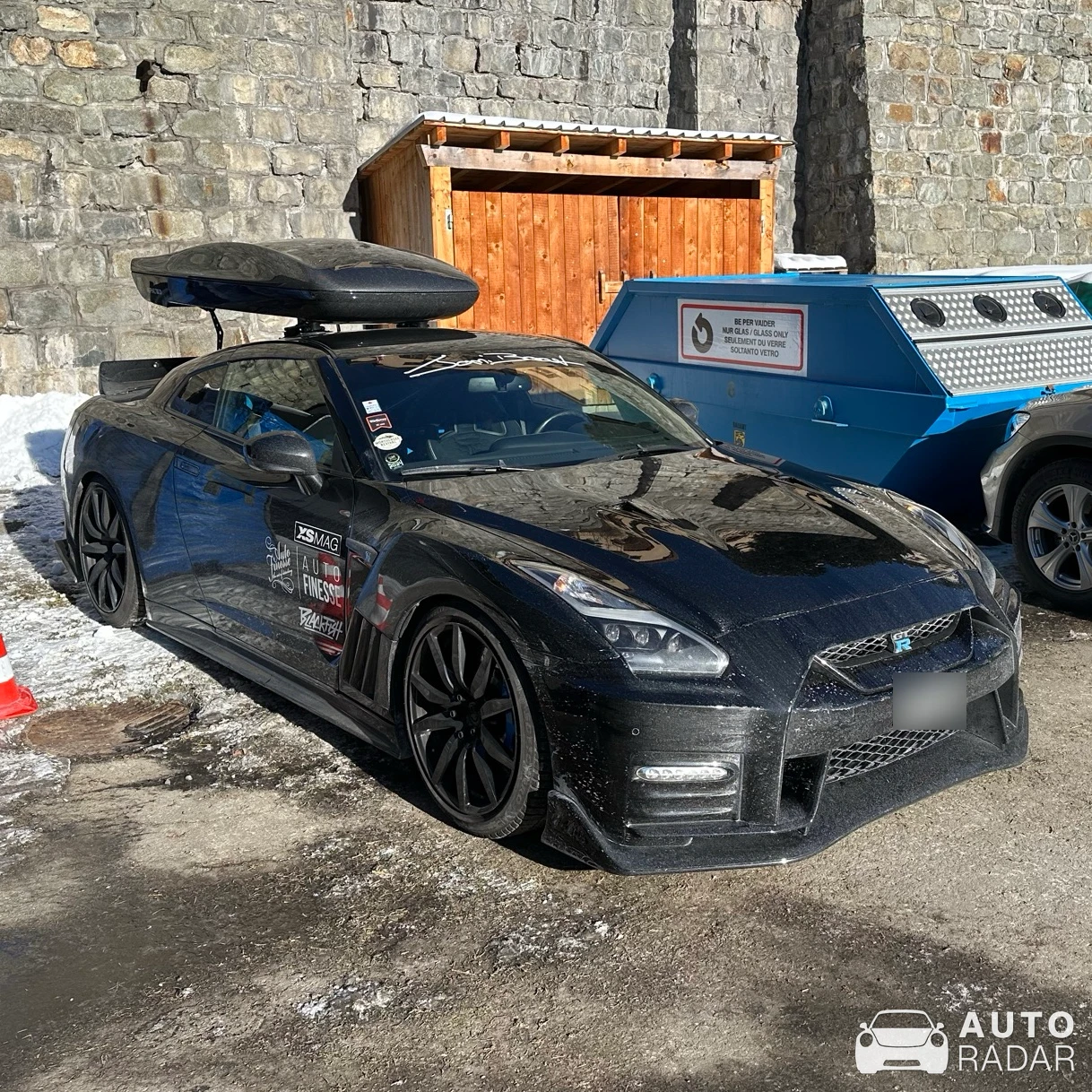 Nissan GT-R R35 spotted in Sankt Moritz, Schweiz
