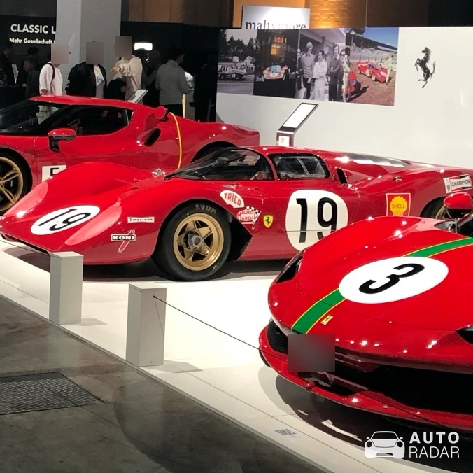 Ferrari 312 P spotted in Zürich