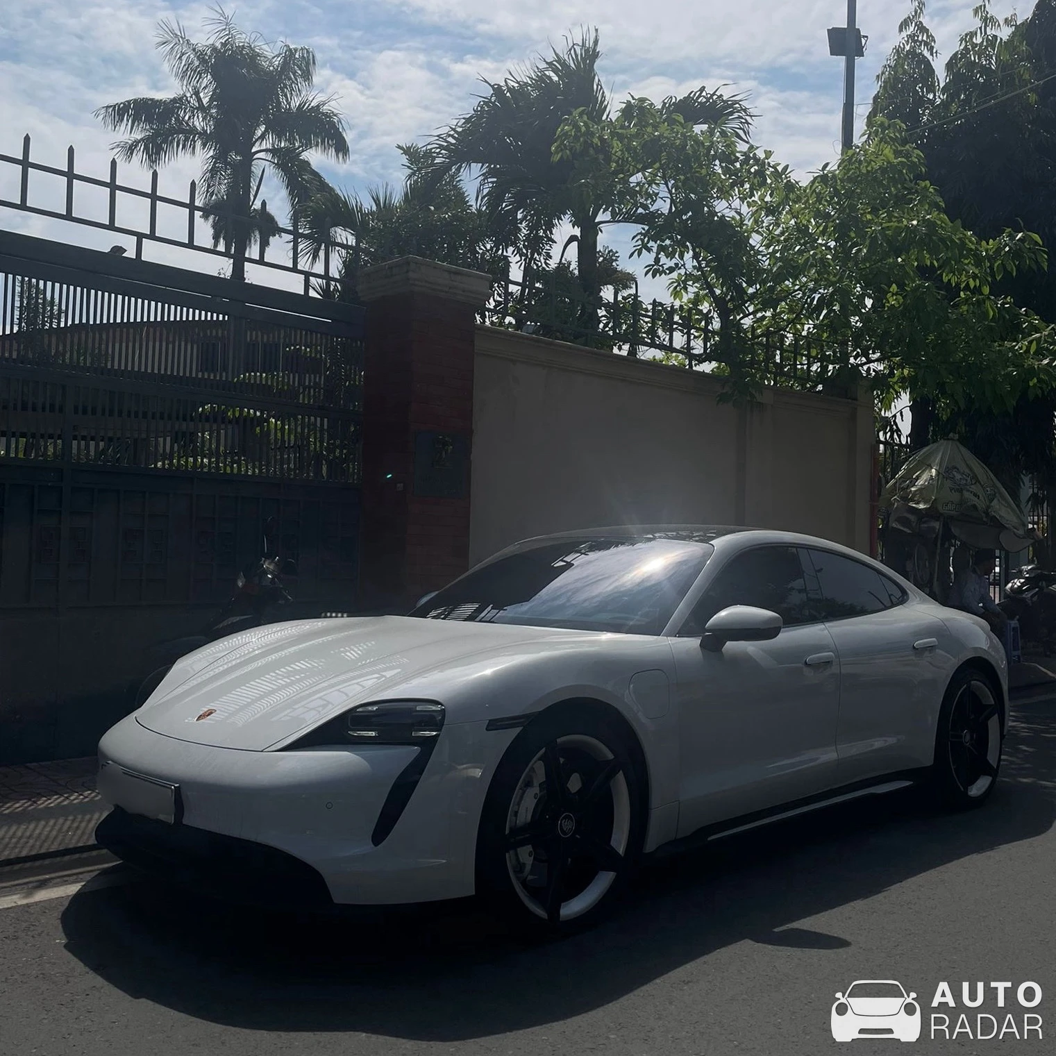 Porsche Taycan Turbo S spotted in Noida