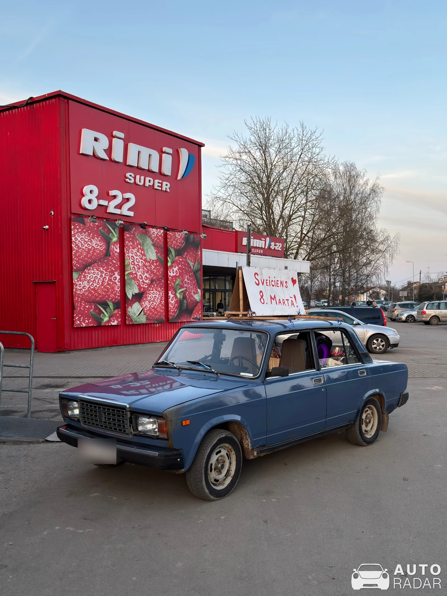 Lada 2107 spotted in Jelgava