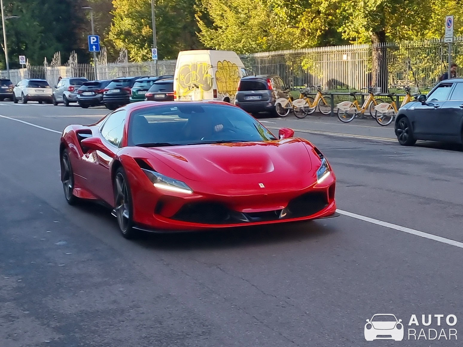 Ferrari F8 Spider spotted in Milano, Italia