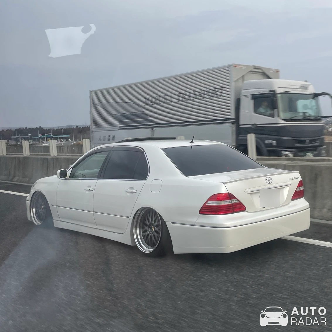 Toyota Celsior spotted in Motosu