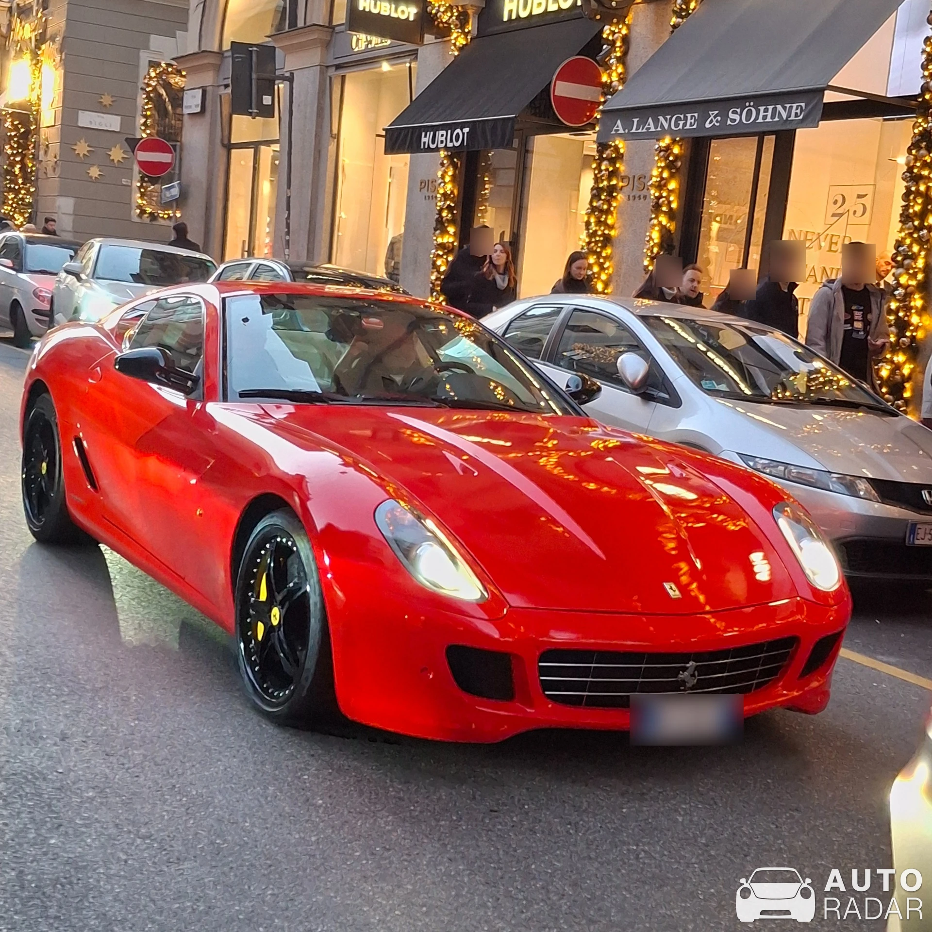 Ferrari 599 GTB Fiorano spotted in Milano, Italy