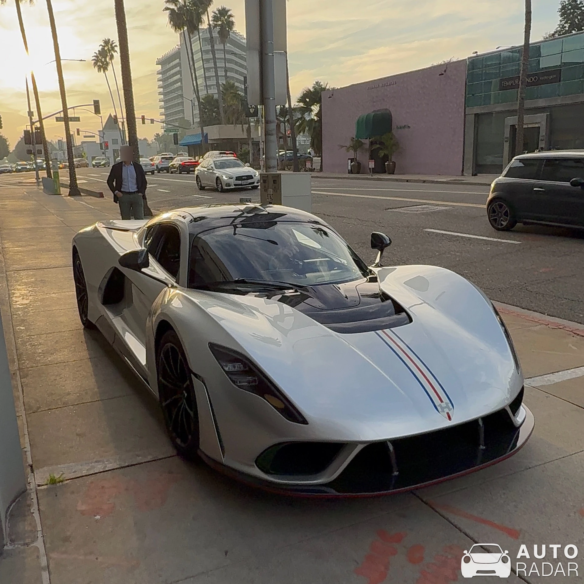 Hennessey Venom F5 spotted in Beverly Hills, United States