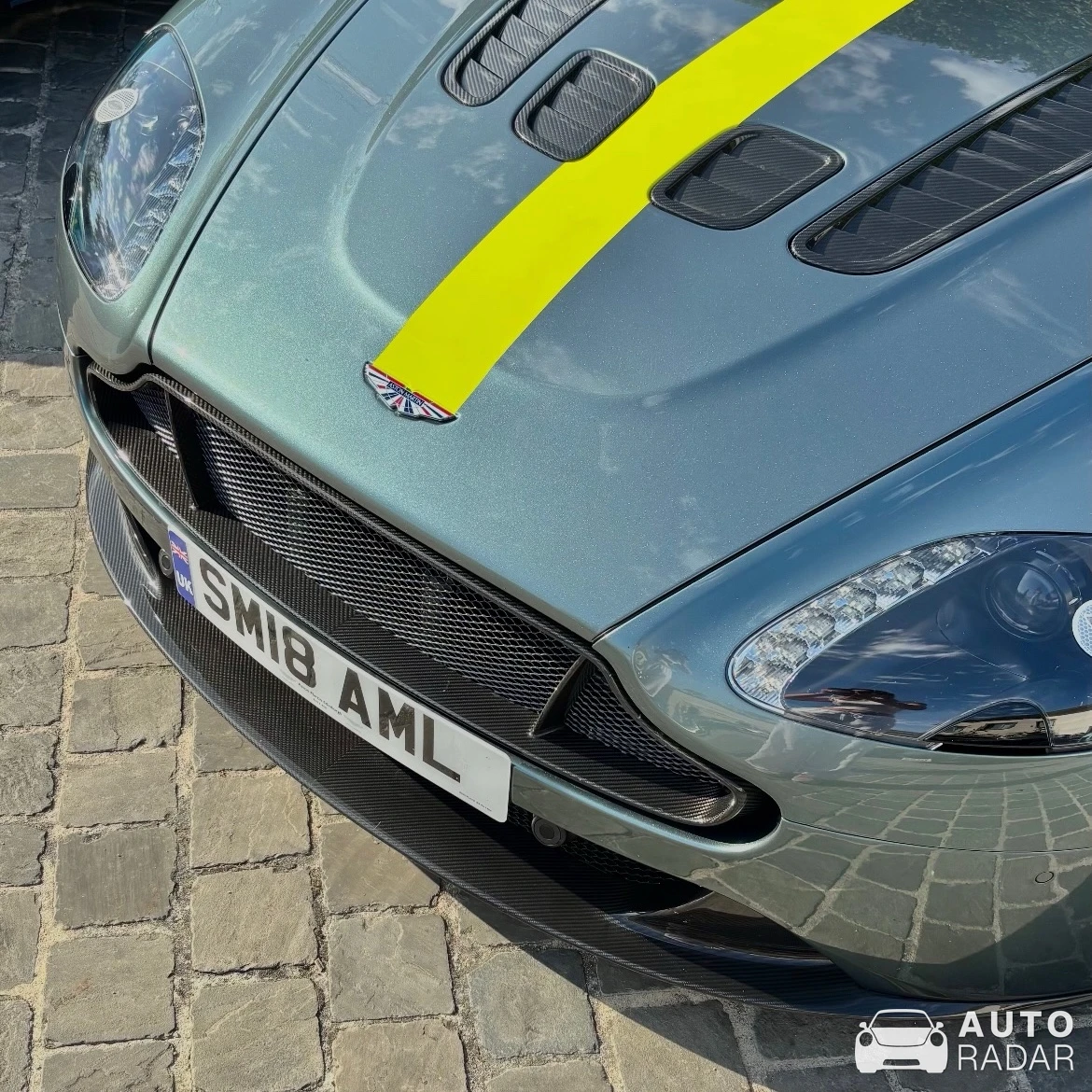 Aston Martin V12 Vantage AMR spotted in Épernay