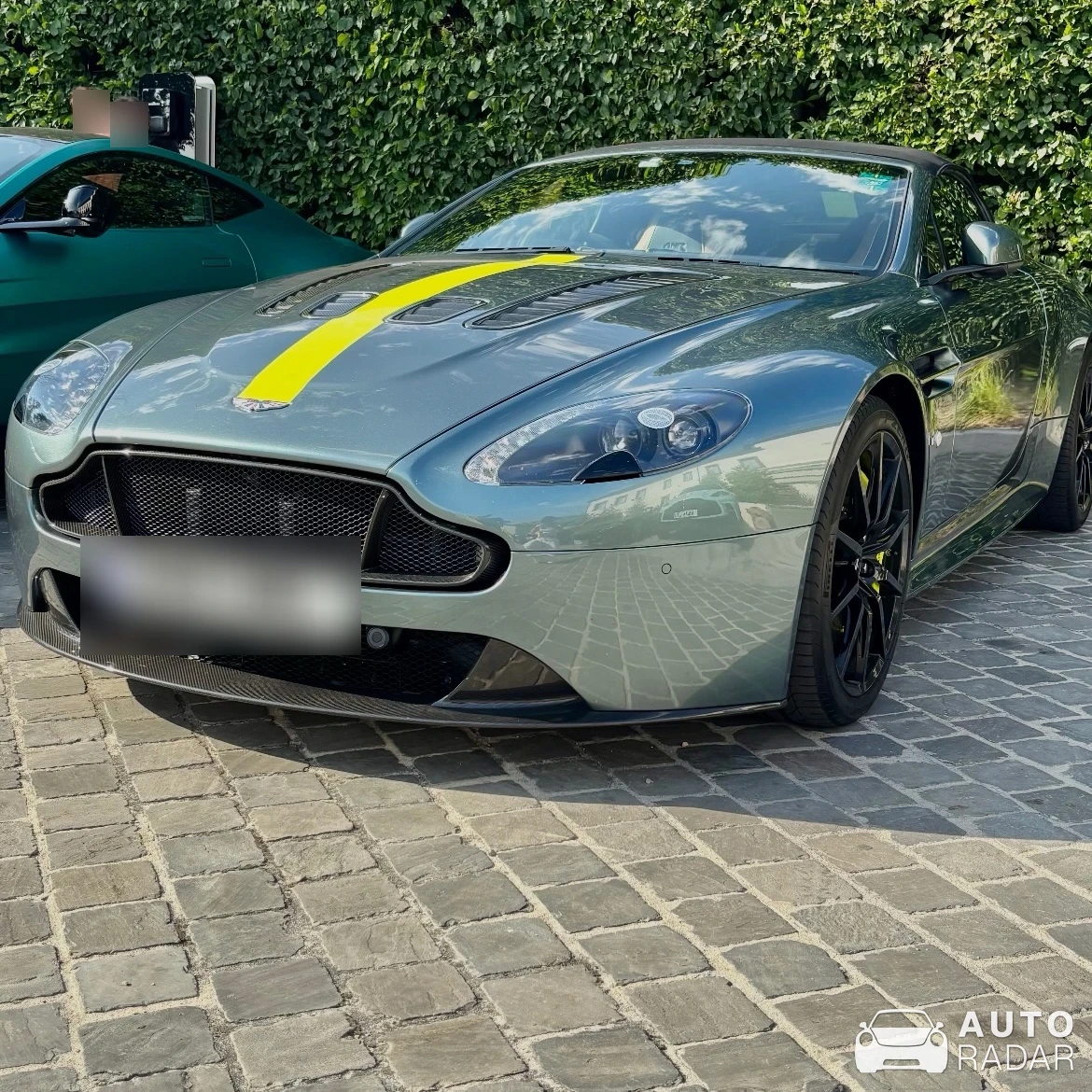 Aston Martin V12 Vantage AMR spotted in Épernay, France