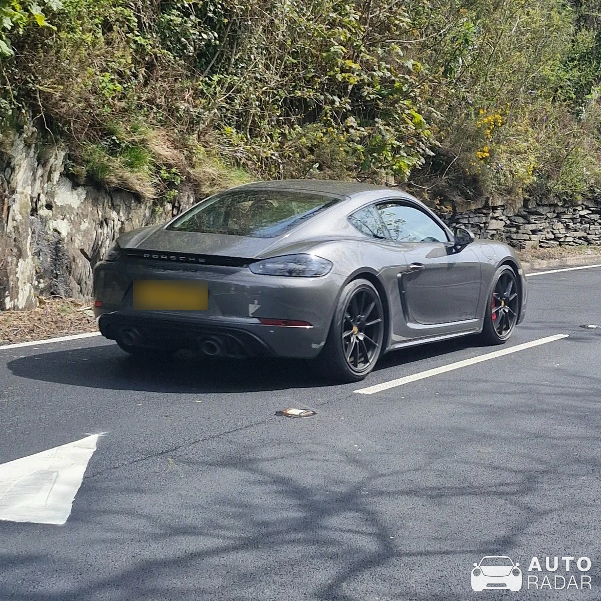 Porsche 718 Cayman GTS 4.0 spotted in Betws-y-Coed