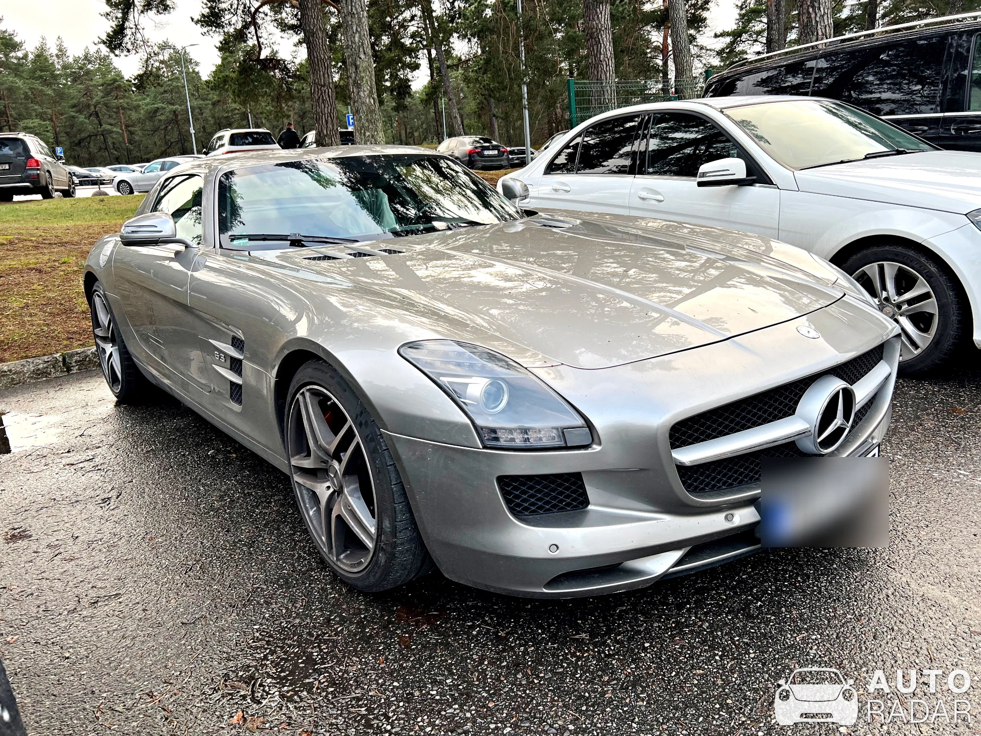 Mercedes-Benz SLS AMG spotted in Tallinn, Эстония