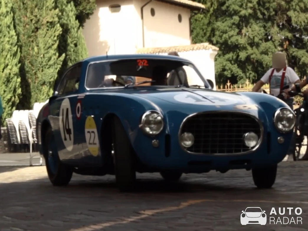 Ferrari 340 America Touring Barchetta spotted in Aquileia, Italy