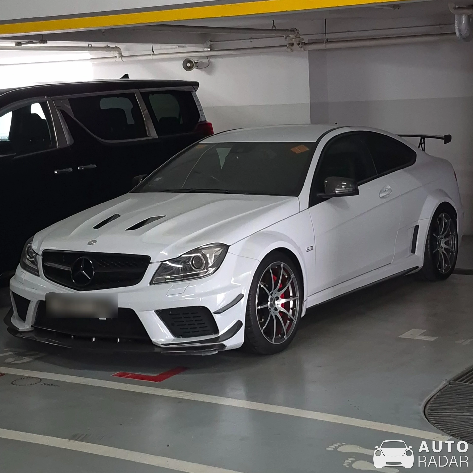Mercedes-AMG C 63 Black Series spotted in Singapore
