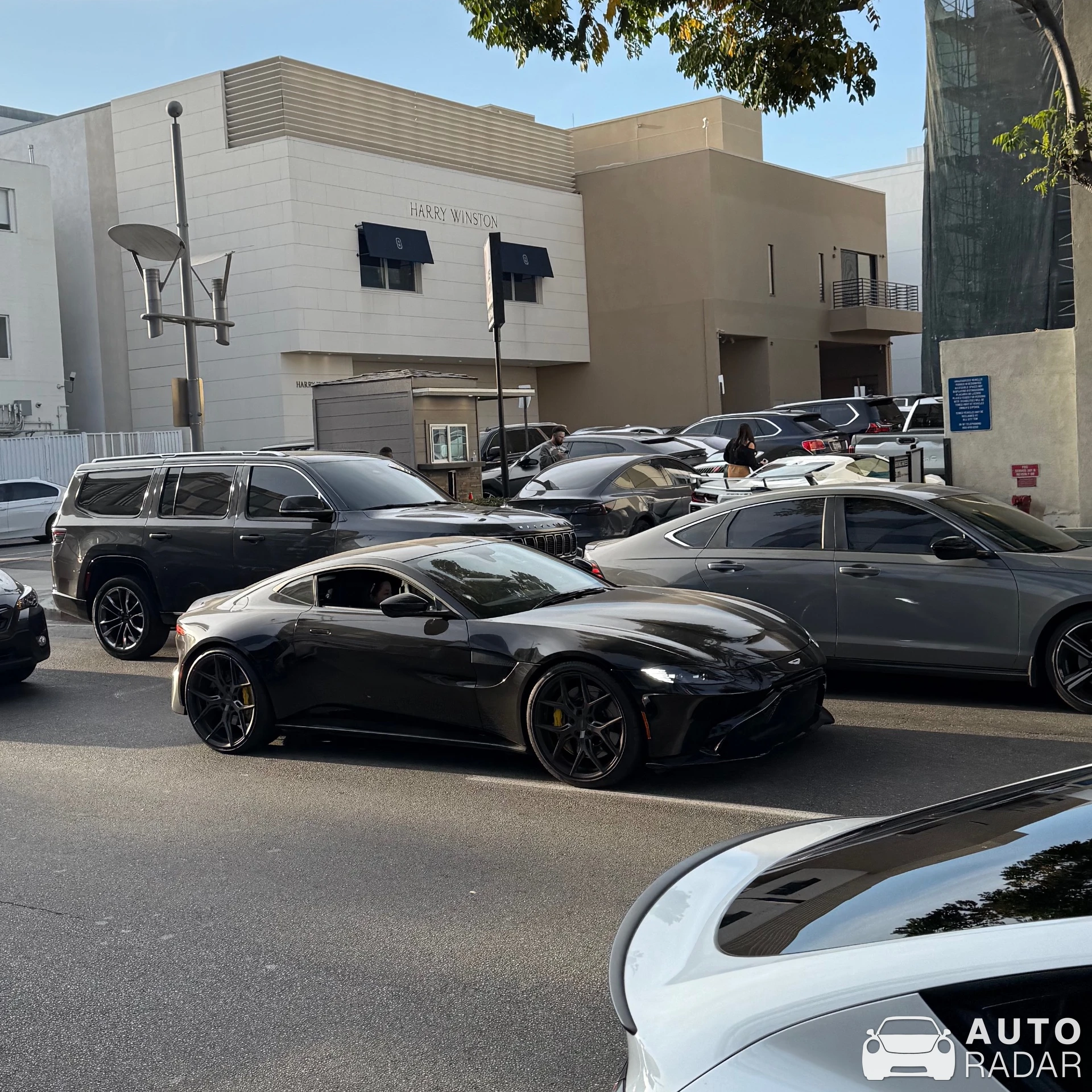 Aston Martin V8 Vantage spotted in Beverly Hills, United States