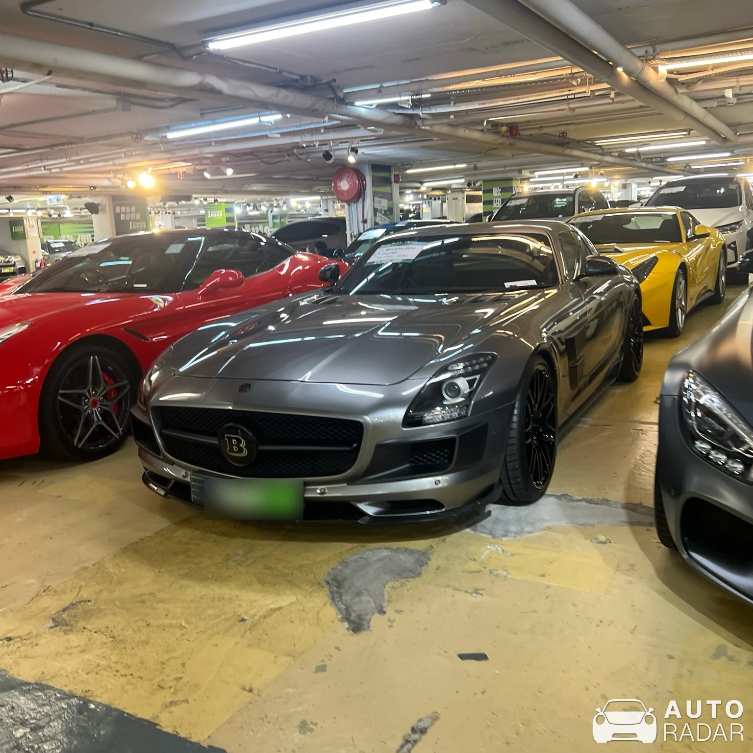 Mercedes-Benz Brabus SLS B63S spotted