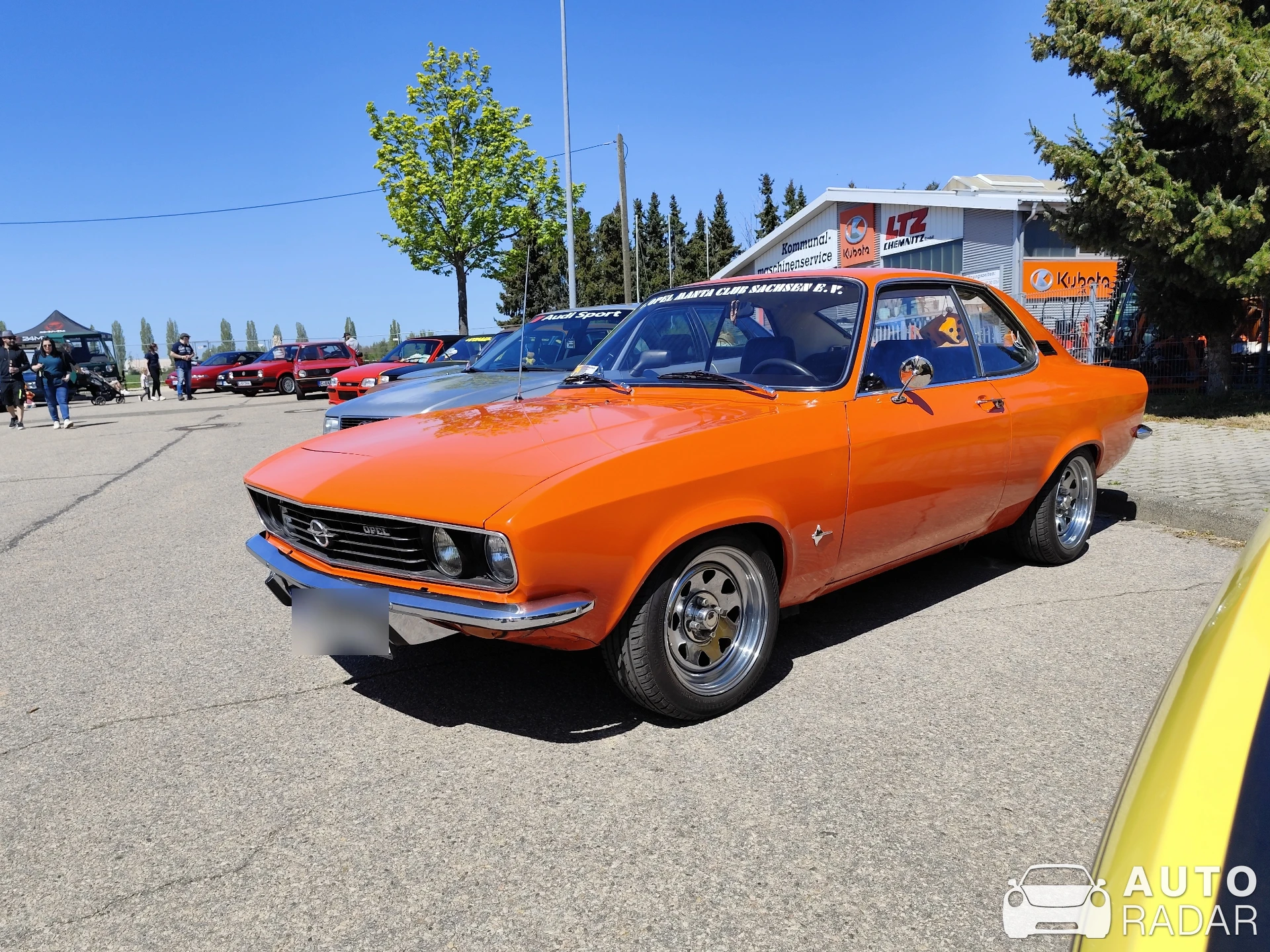 Opel Manta A spotted in Hartmannsdorf