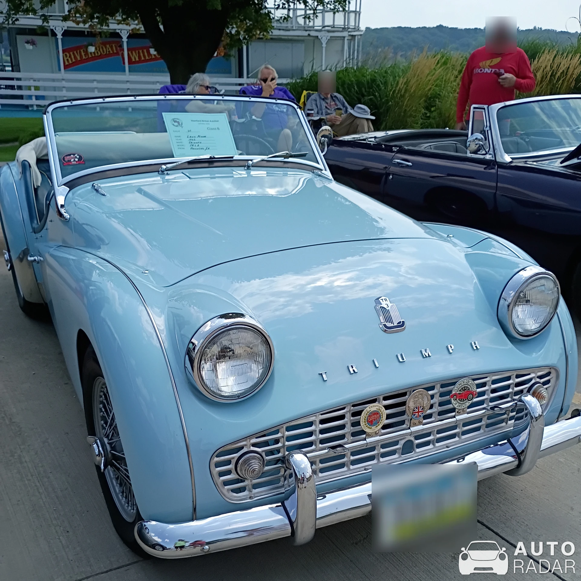 Triumph TR3 spotted in LeClaire