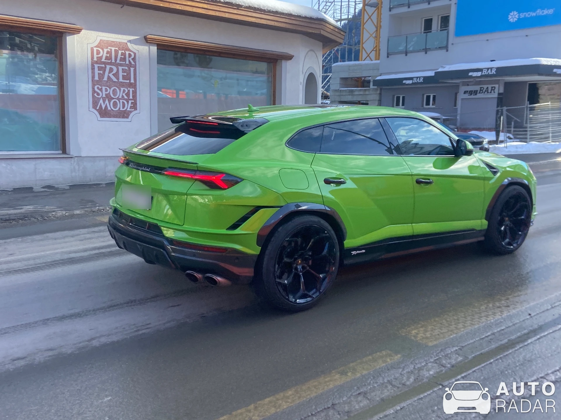 Lamborghini Urus Performante spotted in Davos, Switzerland