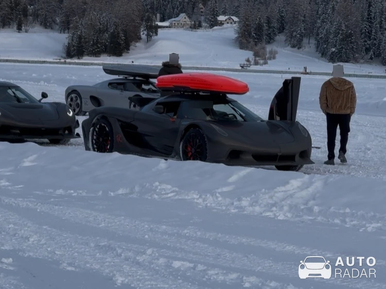Koenigsegg Jesko Absolut spotted in St. Moritz, Switzerland