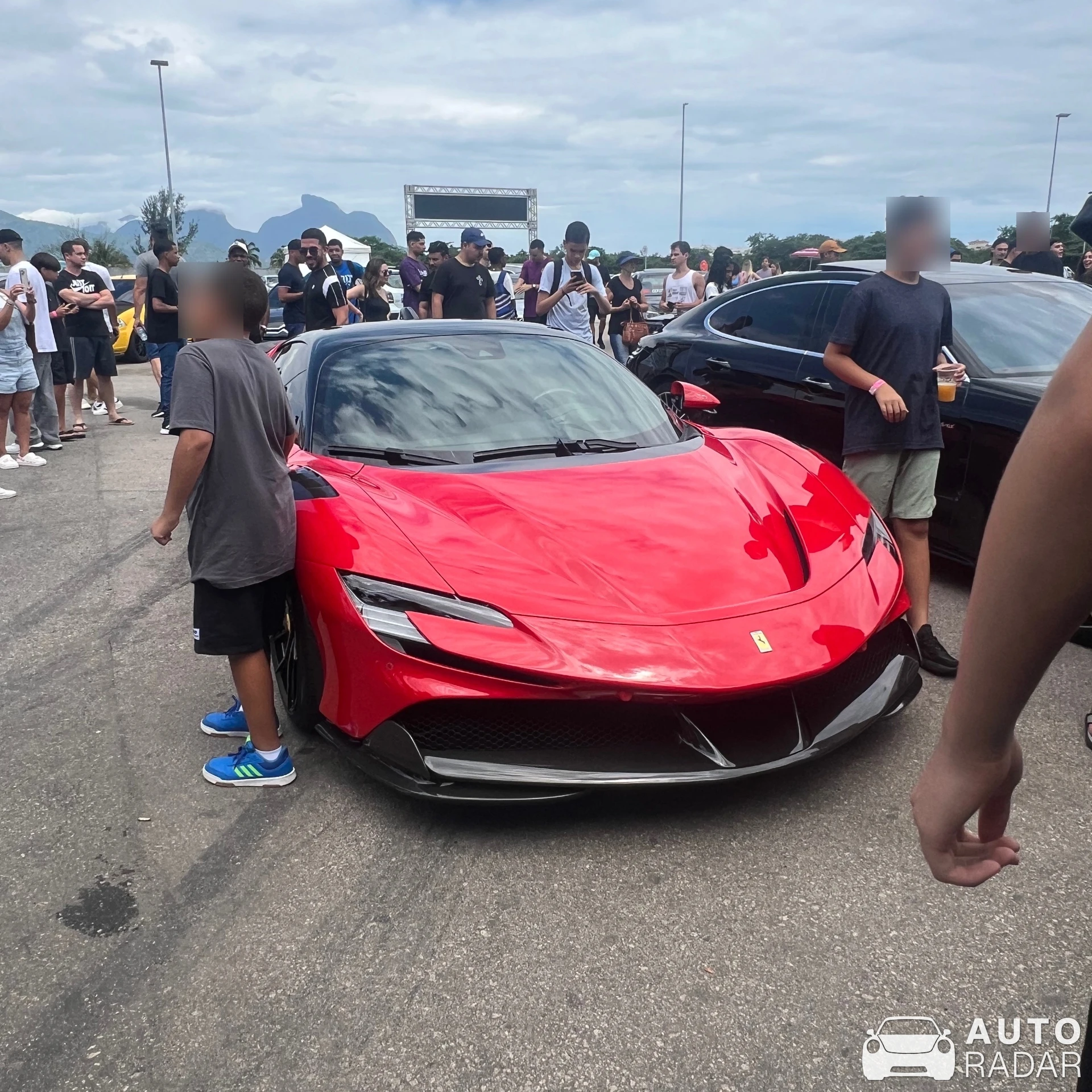 Ferrari SF90 Stradale spotted in Barra da Tijuca, Brazil