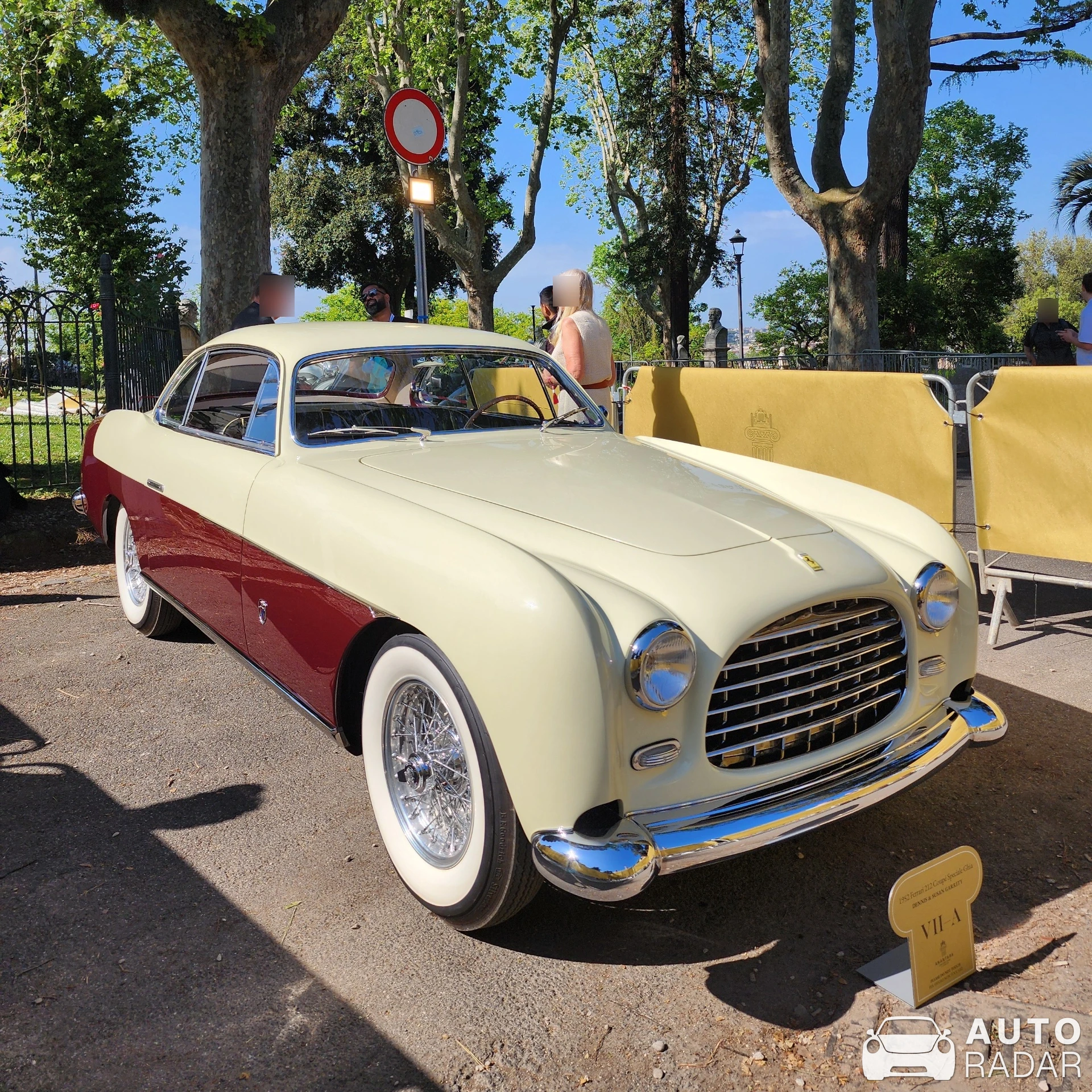 Ferrari 212 spotted in Roma