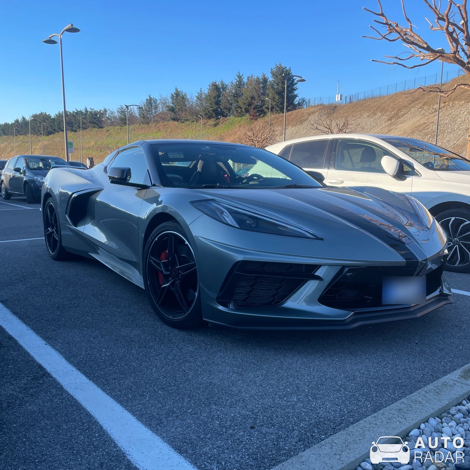 Chevrolet Corvette C8 Stingray spotted in Castrezzato, Italia