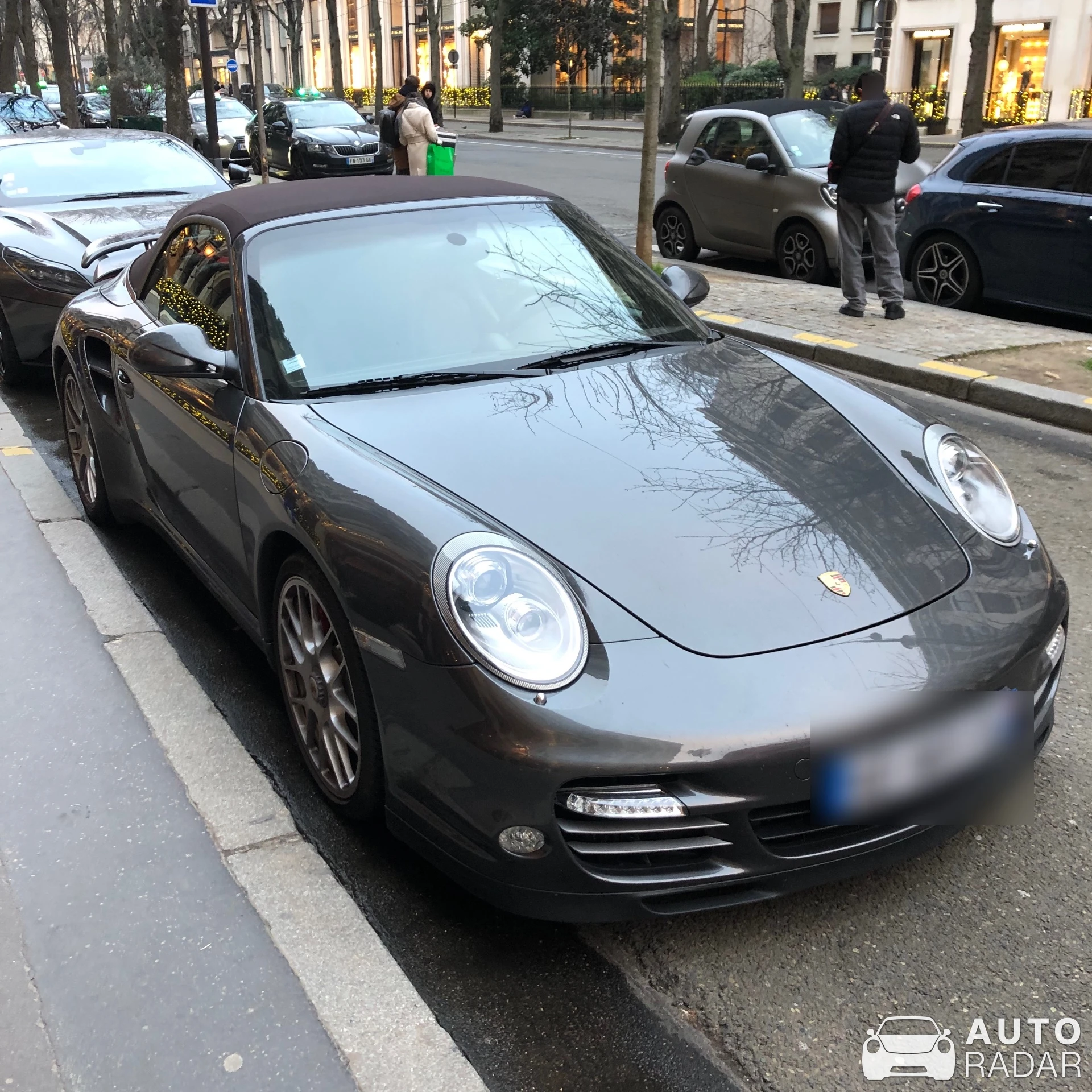 Porsche 997 Turbo S Cabriolet spotted in Paris, France
