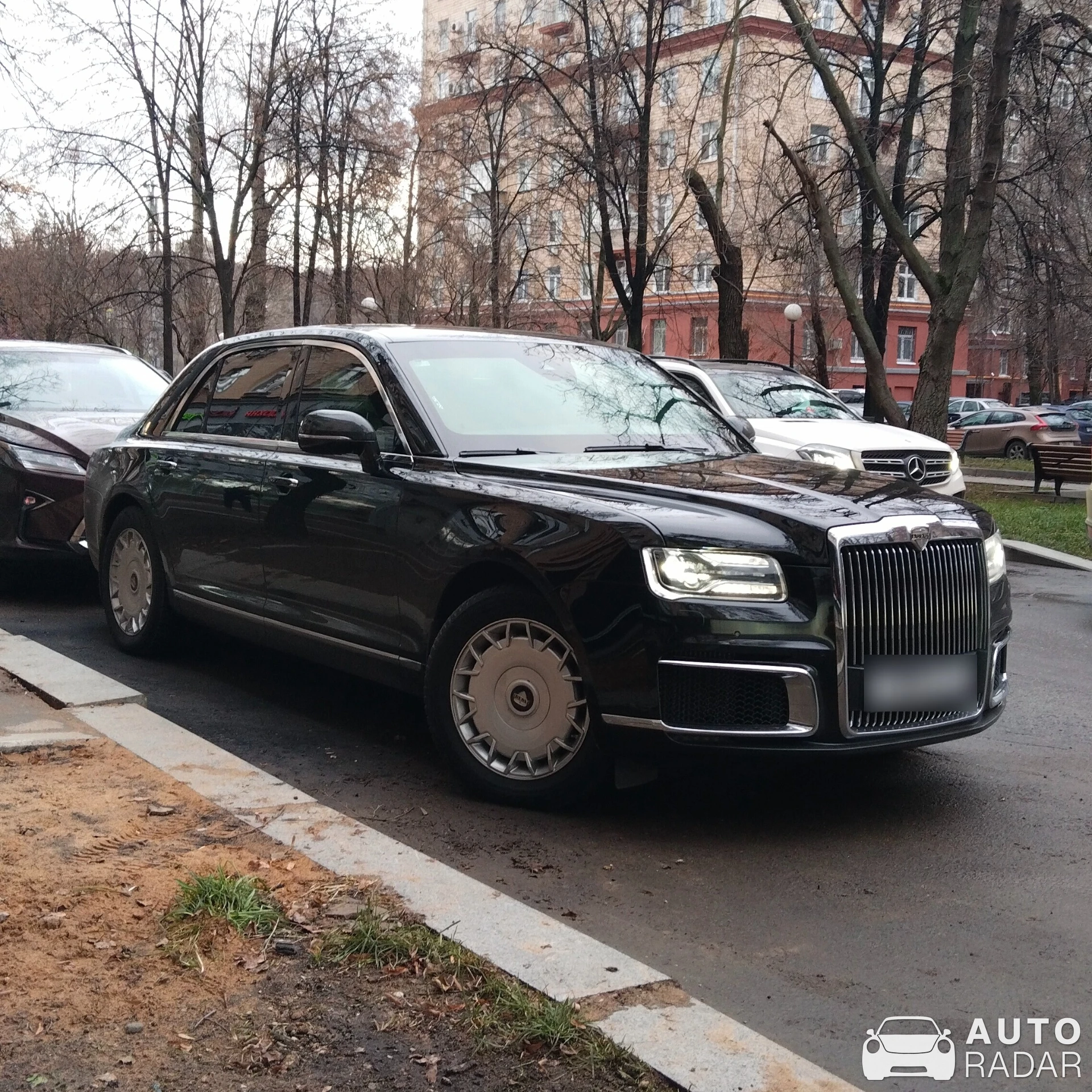 Aurus Senat spotted in Moscow