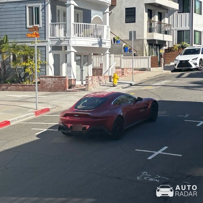 Aston Martin V8 Vantage spotted in Hermosa Beach, United States