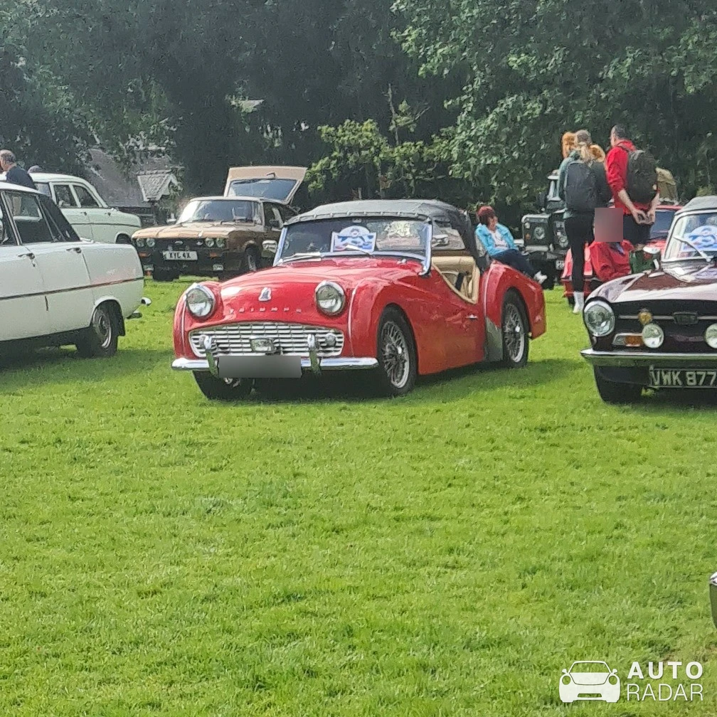 Triumph TR3 spotted in Betws-y-Coed, United Kingdom