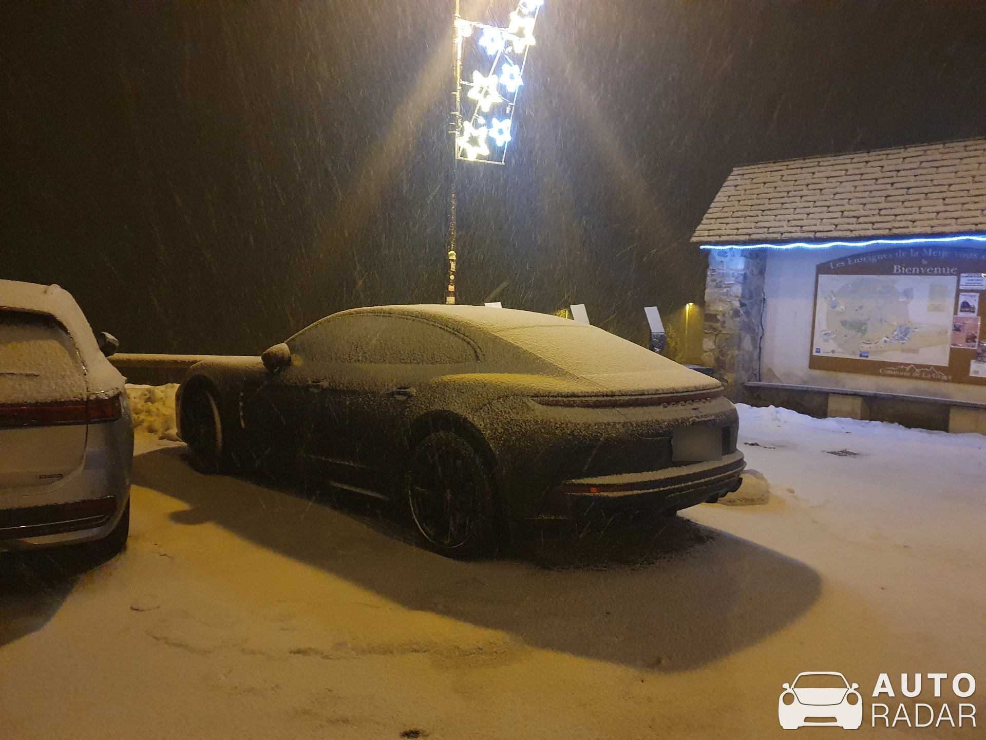 Porsche 972 Panamera 4S spotted in La Grave, France