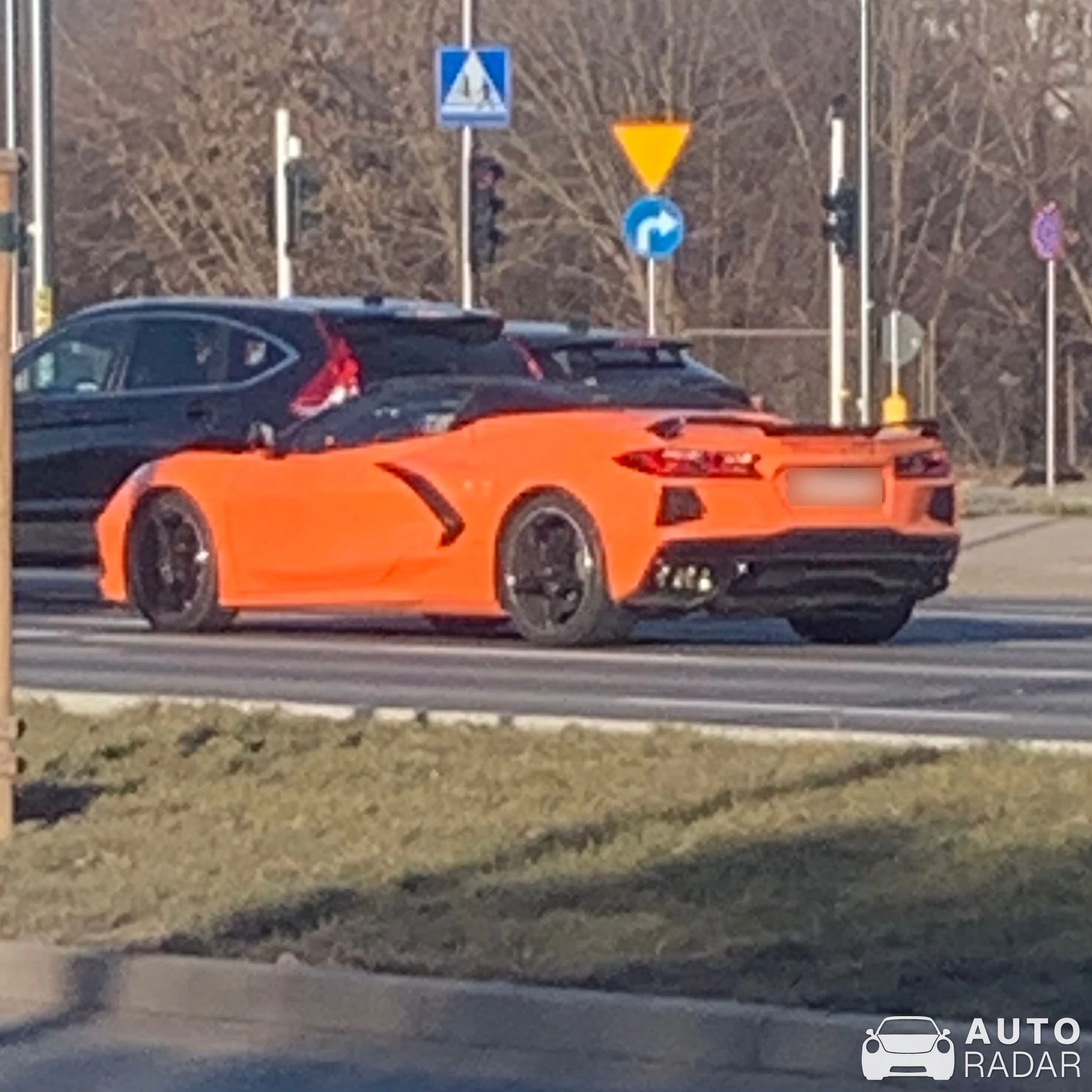 Chevrolet Corvette C8 Stingray spotted in Warszawa, Polska
