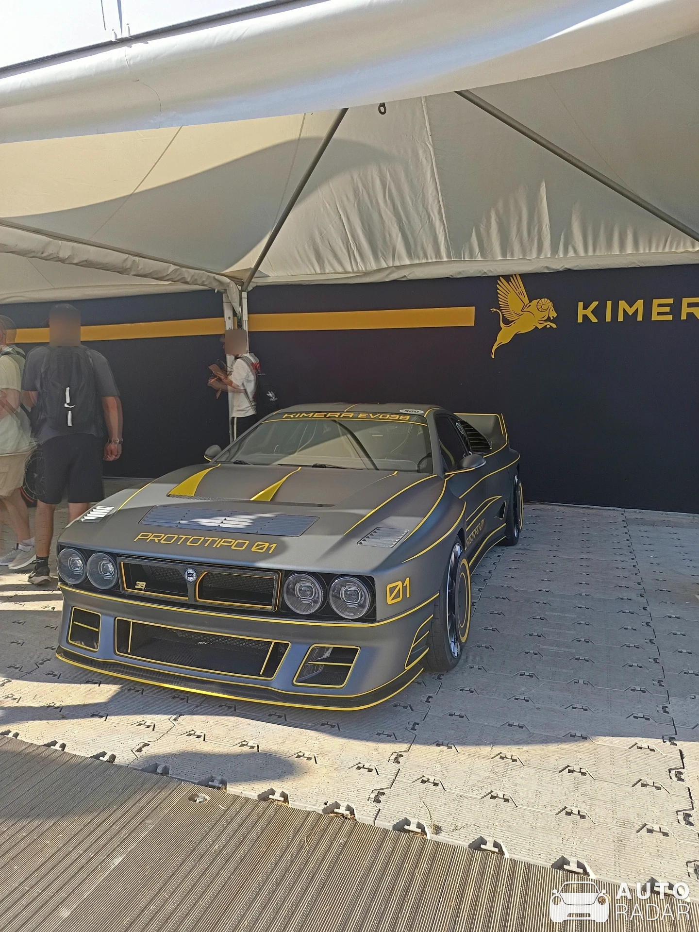 Kimera Automobili EVO38 Prototype 01 spotted in Chichester
