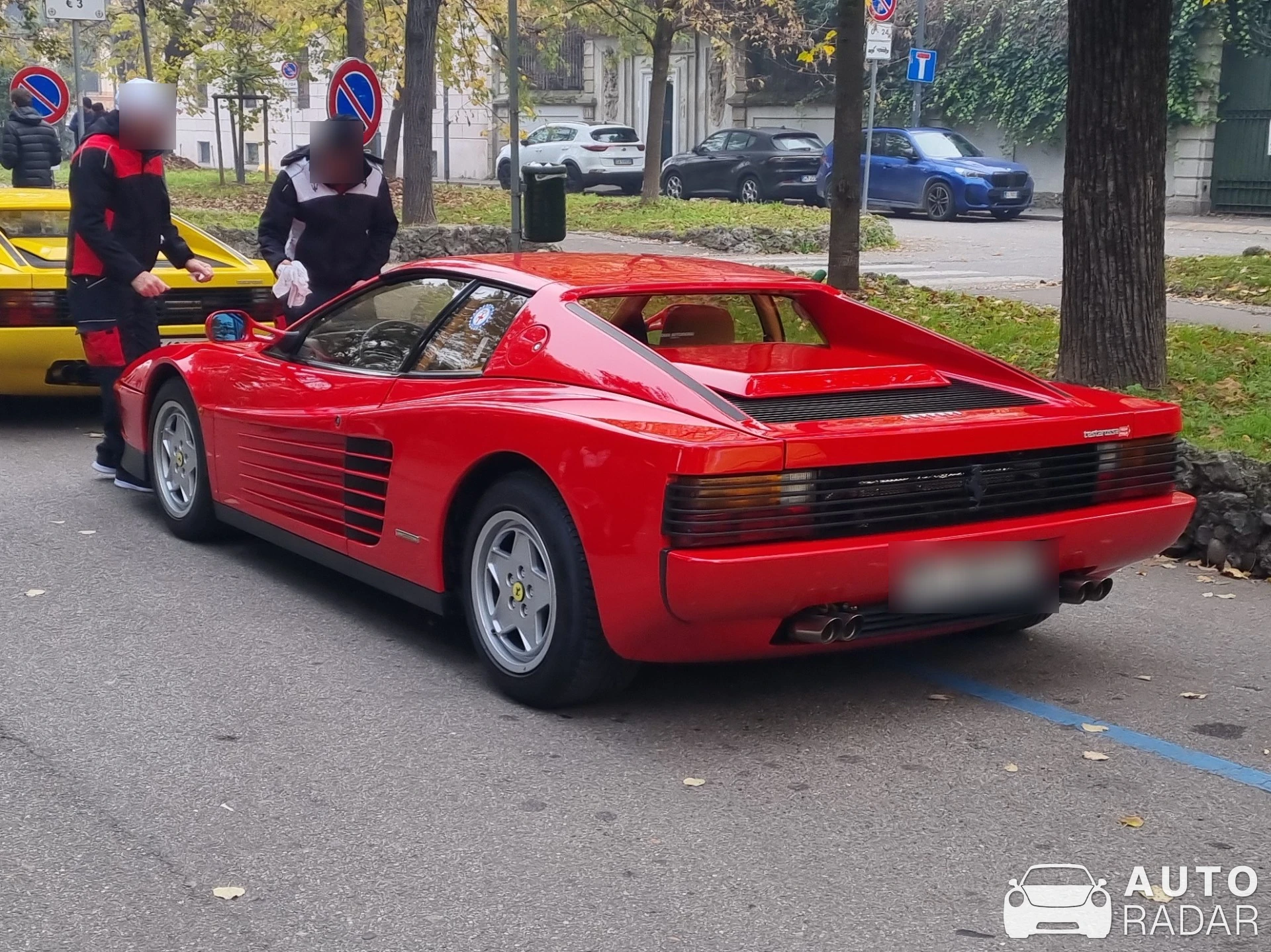 Ferrari Testarossa spotted in Milan, Italy