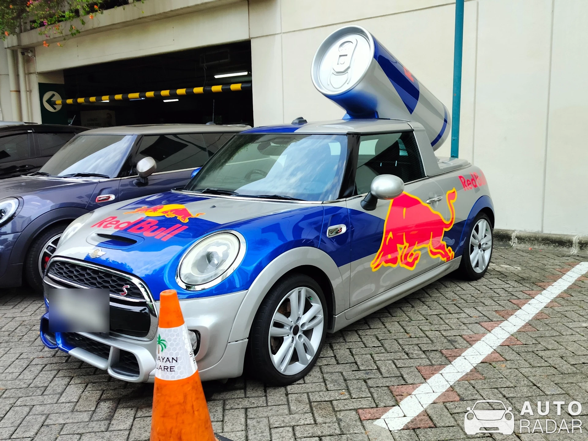 Mini Cooper Red Bull spotted in Kota Jakarta Pusat, Indonesia