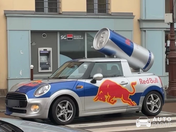 Mini Cooper Red Bull spotted in Versailles, France