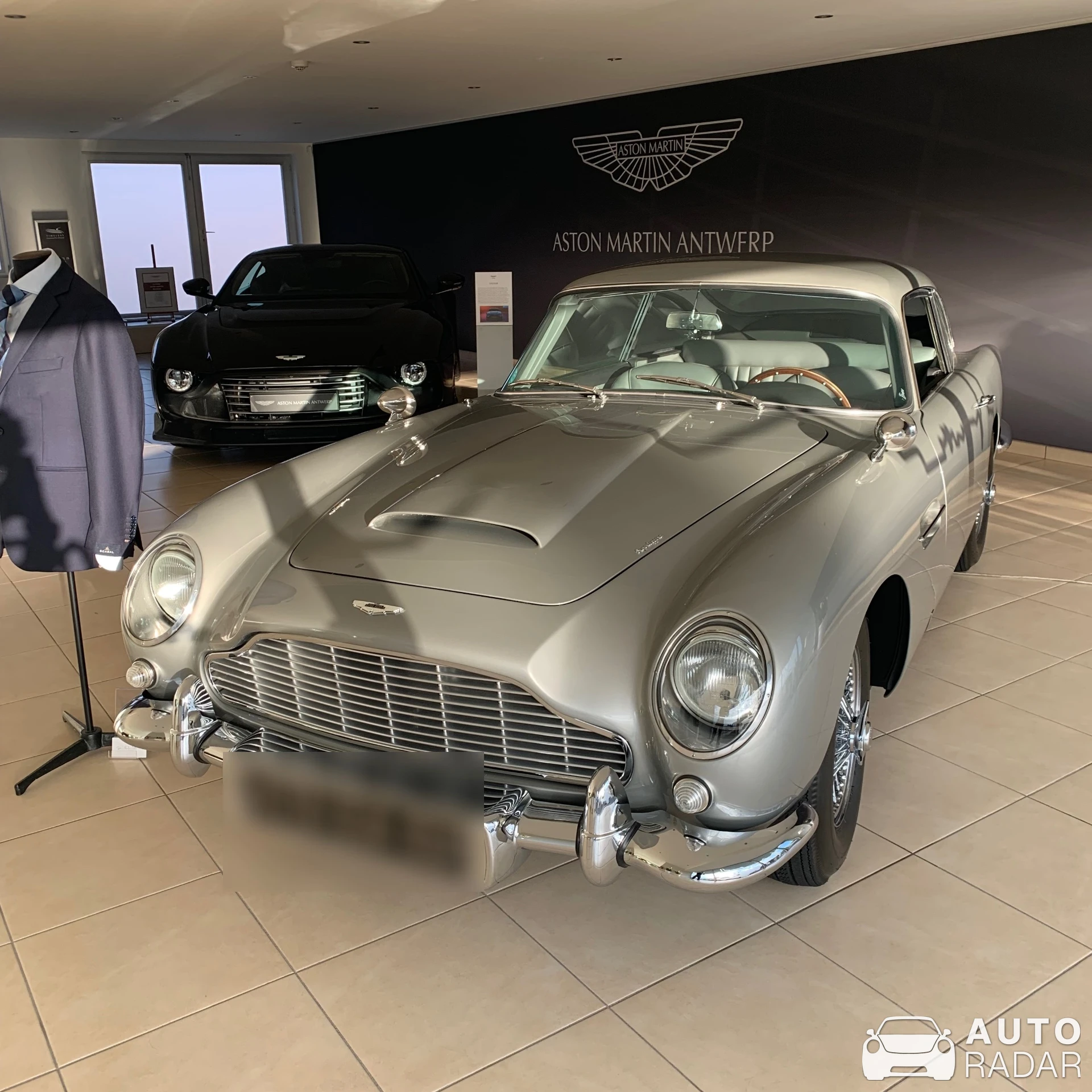 Aston Martin DB5 Convertible spotted in Wommelgem, België