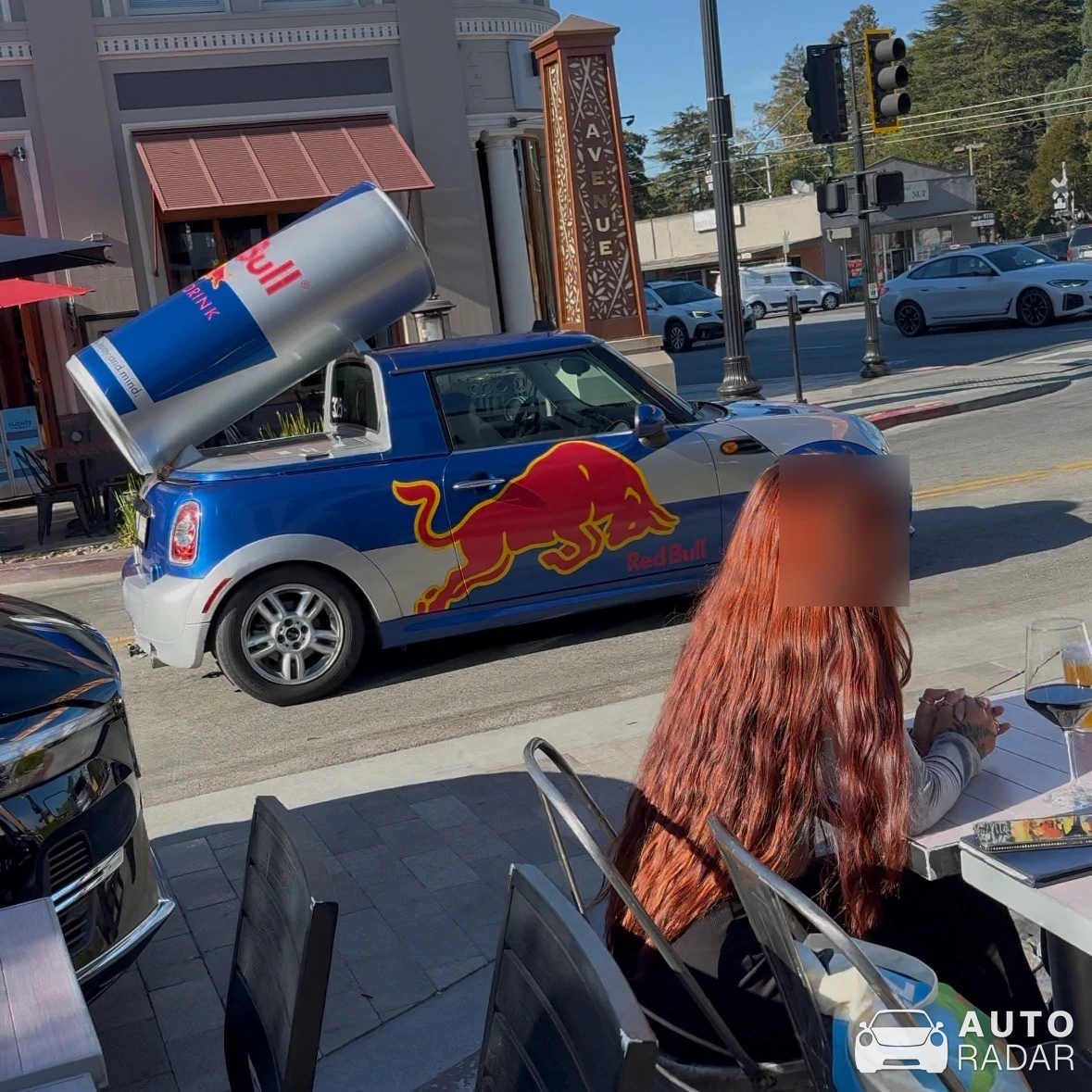 Mini Cooper Red Bull spotted in Burlingame, United States
