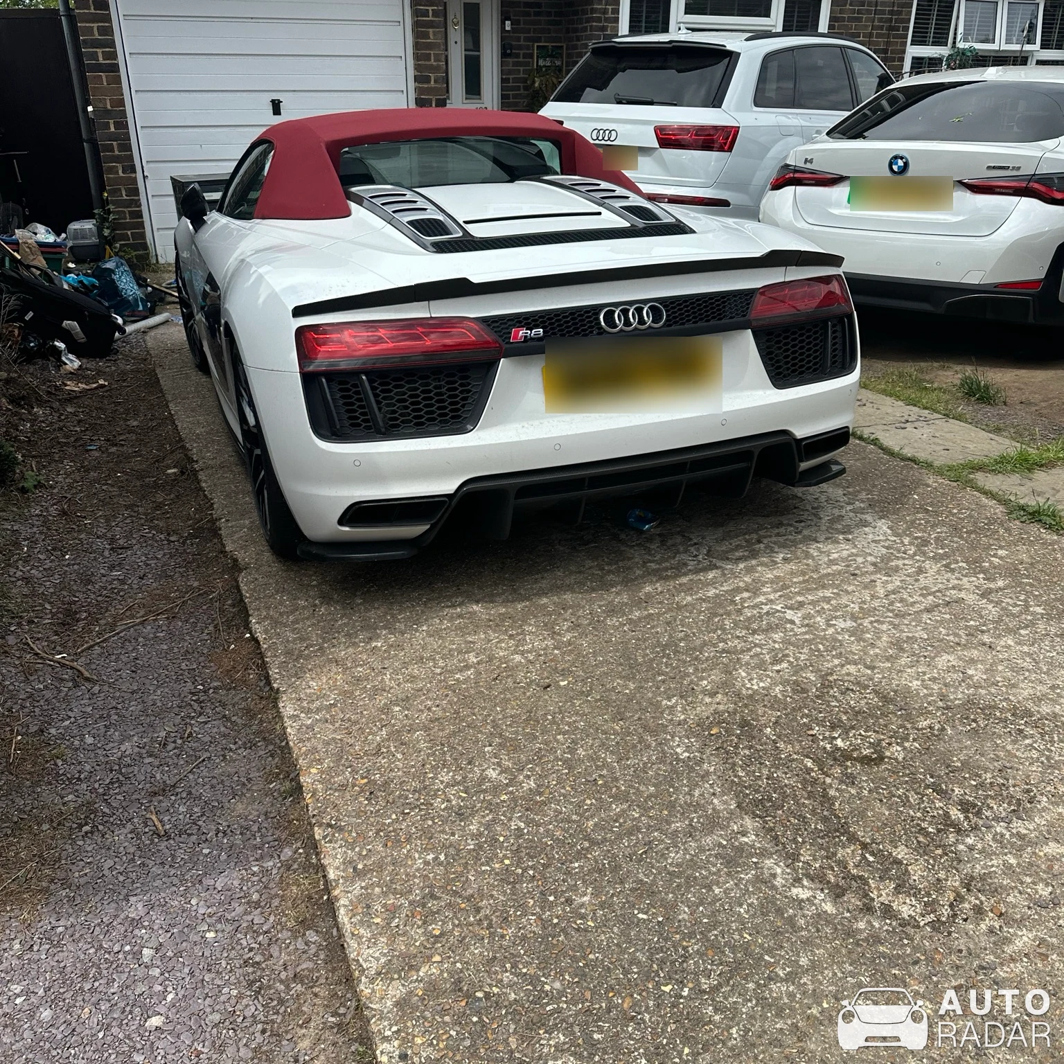 Audi R8 V10 Plus Spyder 2017 spotted