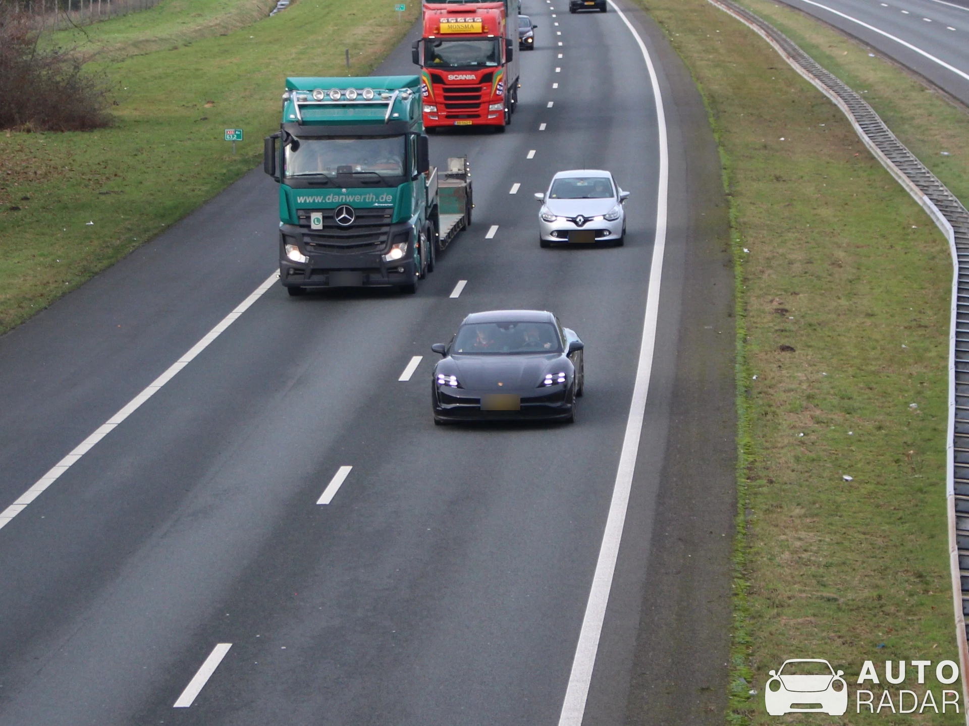 Porsche Taycan Turbo S spotted in Enschede, Netherlands