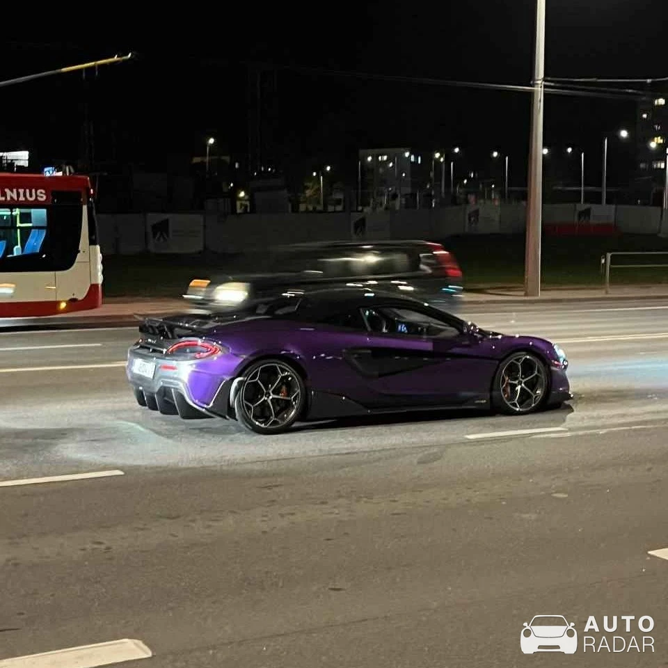 McLaren 600LT Spider spotted in Vilnius, Lithuania