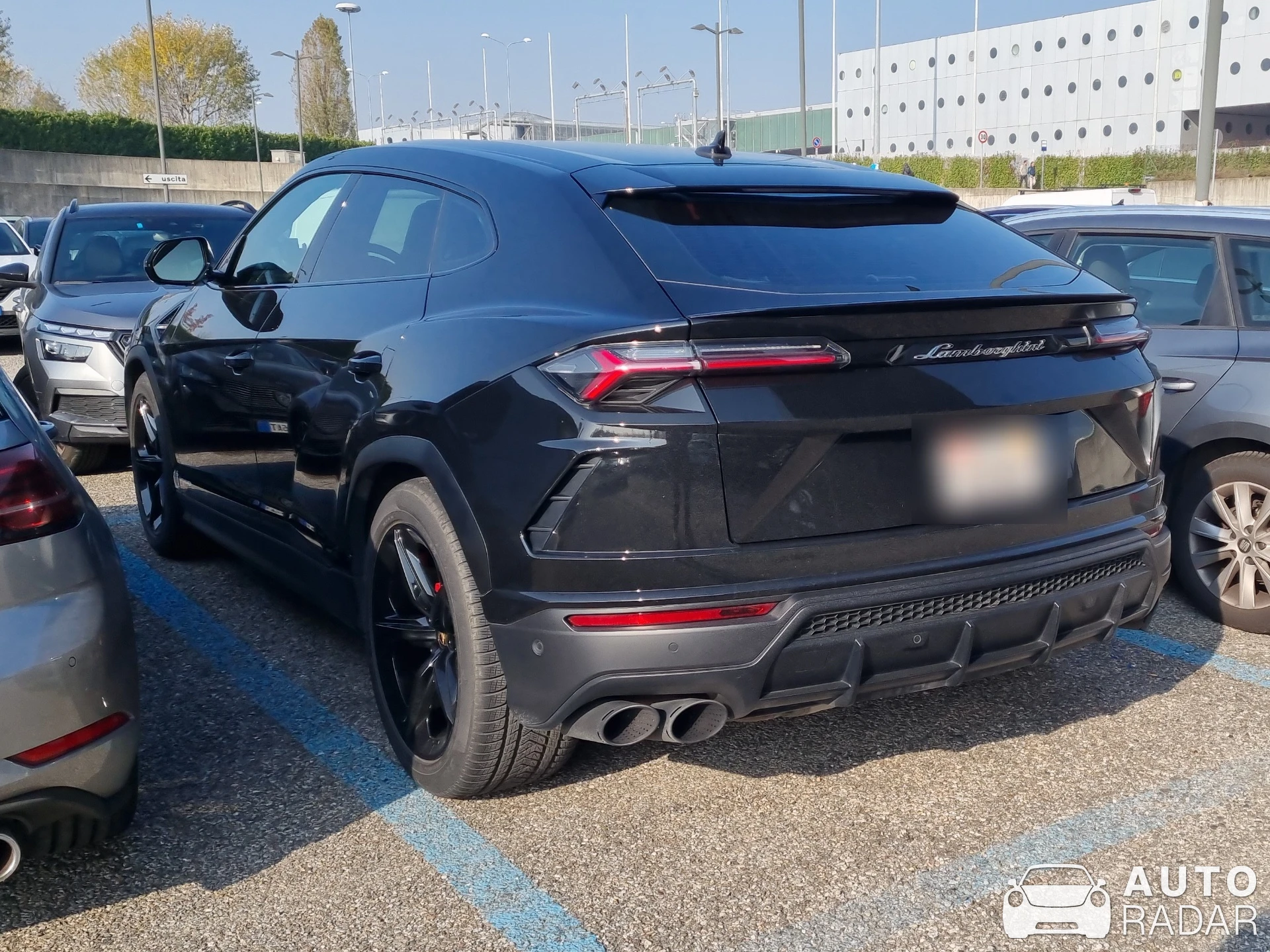 Lamborghini Urus spotted in Rho, Italia