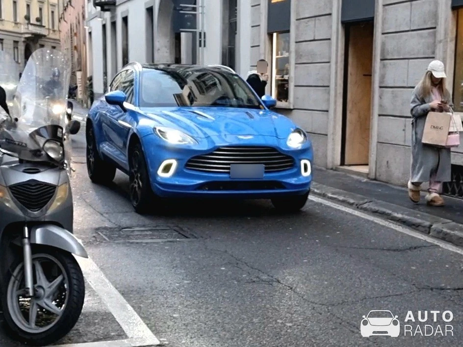 Aston Martin DBX spotted in Milano, Italy