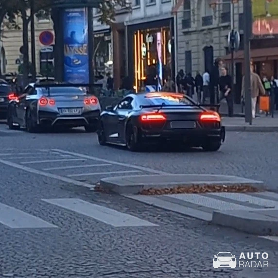 Audi R8 V10 spotted in Paris, France