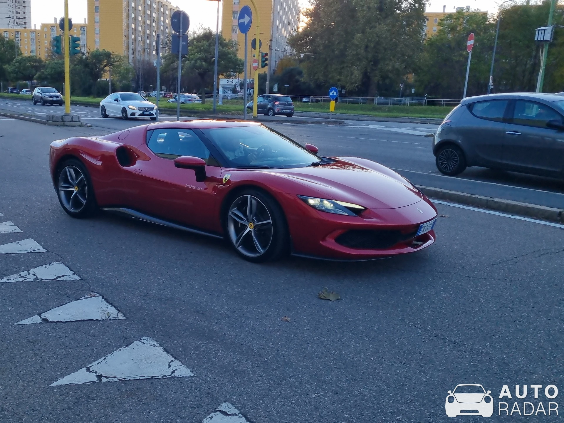 Ferrari 296 GTB spotted in Città metropolitana di Milano, Italia